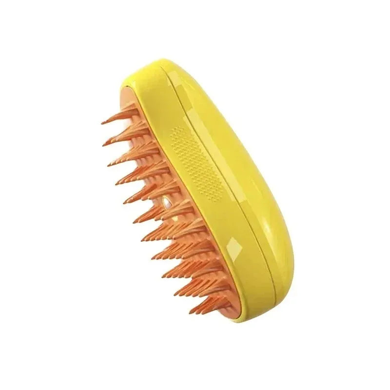 Revolutionary 3-in-1 Pet Electric Steam Brush for Effortless Grooming and Massage - Perfect for Cats and Dogs