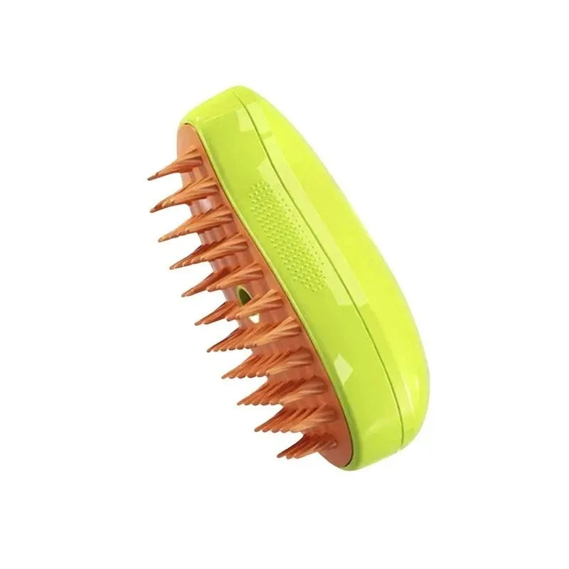 Revolutionary 3-in-1 Pet Electric Steam Brush for Effortless Grooming and Massage - Perfect for Cats and Dogs