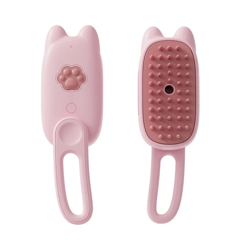 Revolutionary 3-in-1 Pet Electric Steam Brush for Effortless Grooming and Massage - Perfect for Cats and Dogs
