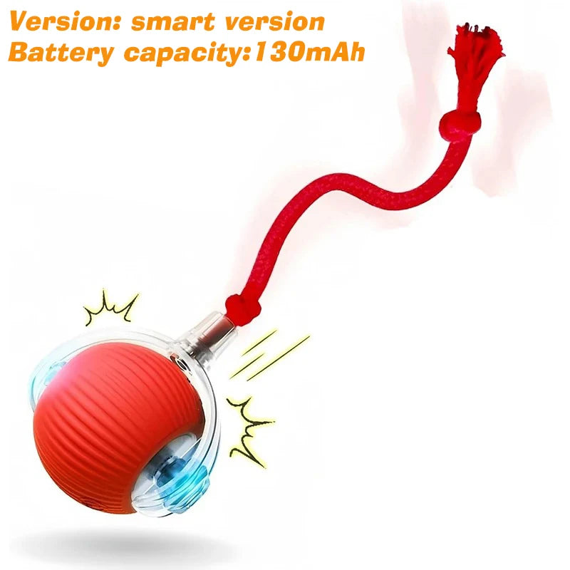 Exciting New Interactive Dog Ball Toy - Automatic Rolling, Rechargeable, and Smart for Endless Fun!