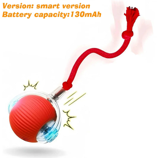 Exciting New Interactive Dog Ball Toy - Automatic Rolling, Rechargeable, and Smart for Endless Fun!