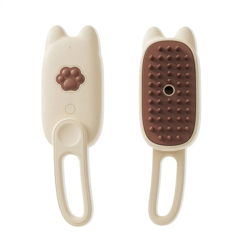 Revolutionary 3-in-1 Pet Electric Steam Brush for Effortless Grooming and Massage - Perfect for Cats and Dogs