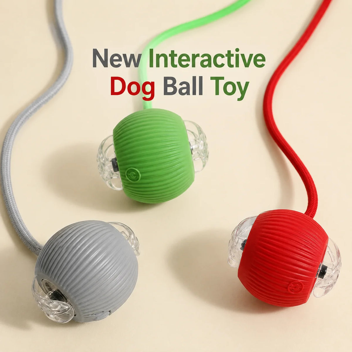 Exciting New Interactive Dog Ball Toy - Automatic Rolling, Rechargeable, and Smart for Endless Fun!
